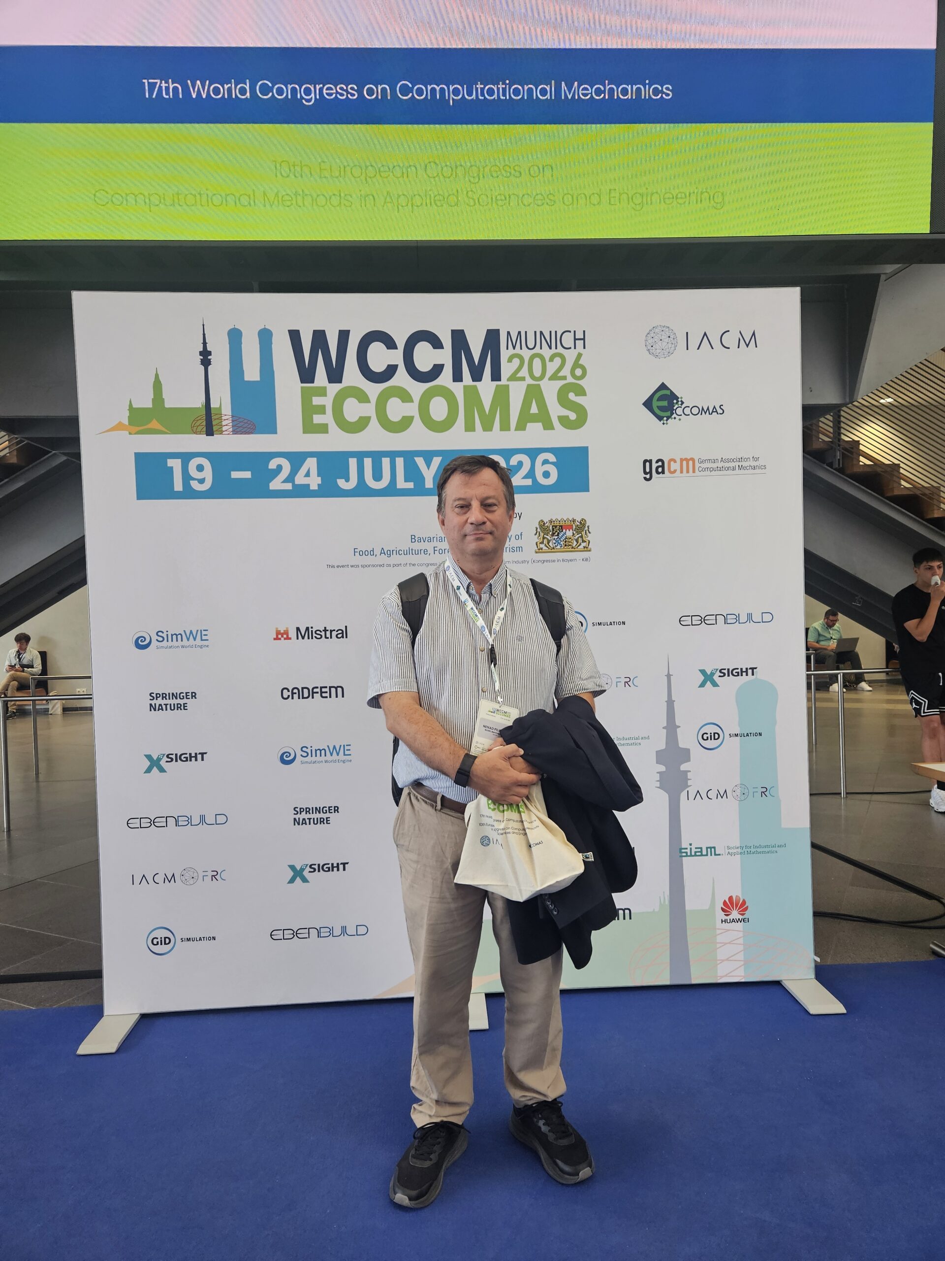 WCCM ECCOMAS 2026, Joint 17 World Congress on Computational Mechanics and 10 European Congress on Computational Methods in Applied Science and Engineering were held in Munich, Germany from 19 to 24 July, 2026.